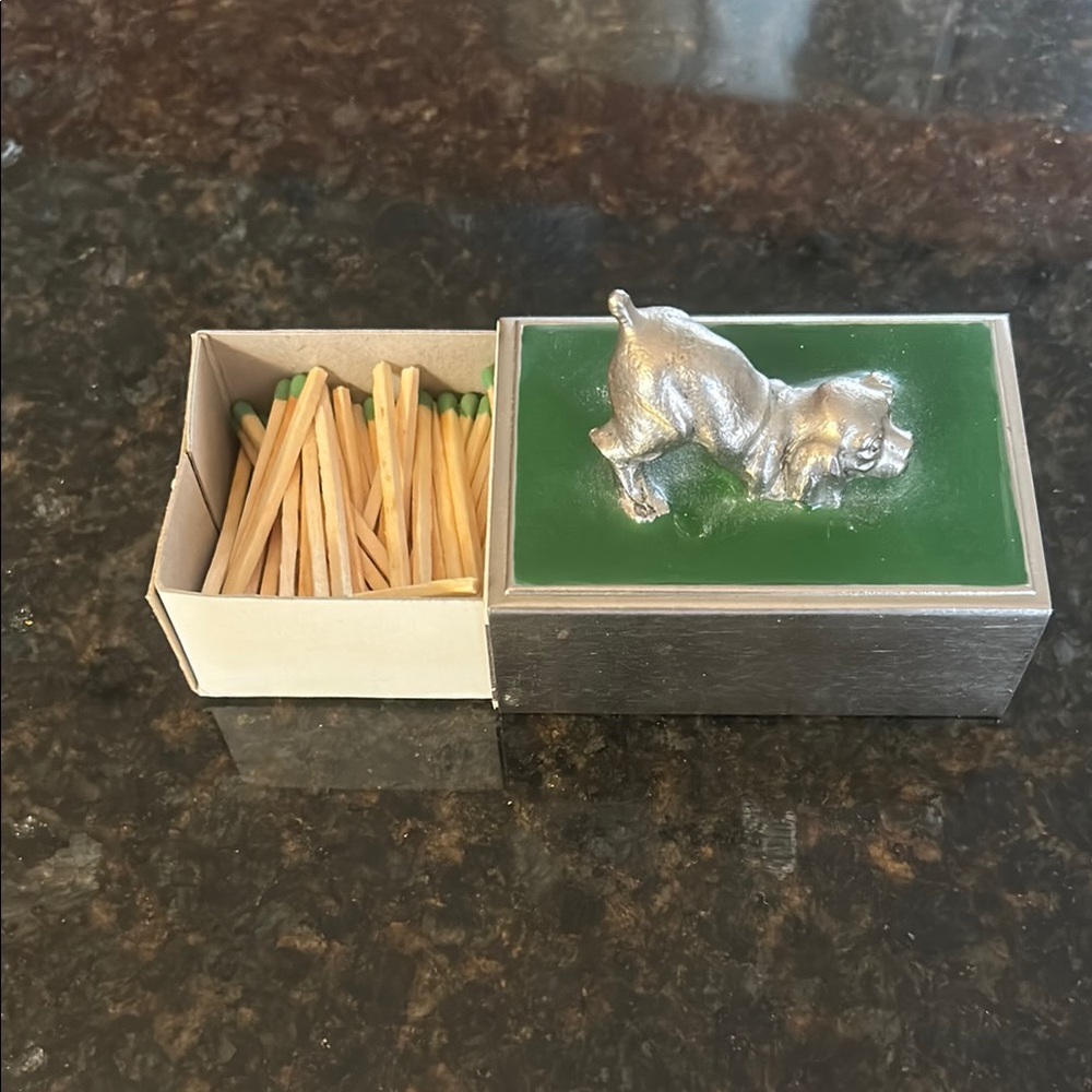 Collectible Dog Matchbox